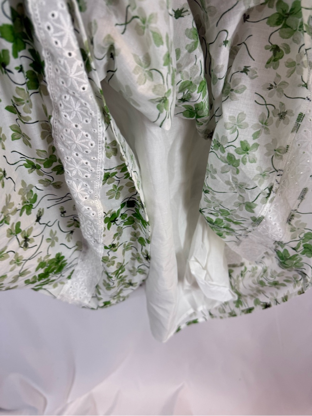 HILL HOUSE Green Sweet Pea Scarlett Nap Dress Size: S - Picture 9 of 17